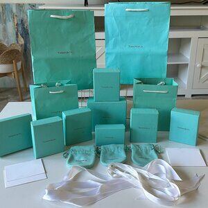 Authentic Tiffany Blue® Gift Packaging Collection – Complete Set